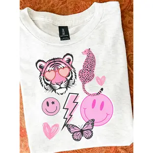 Youth Cool Girl Collage Graphic Tee