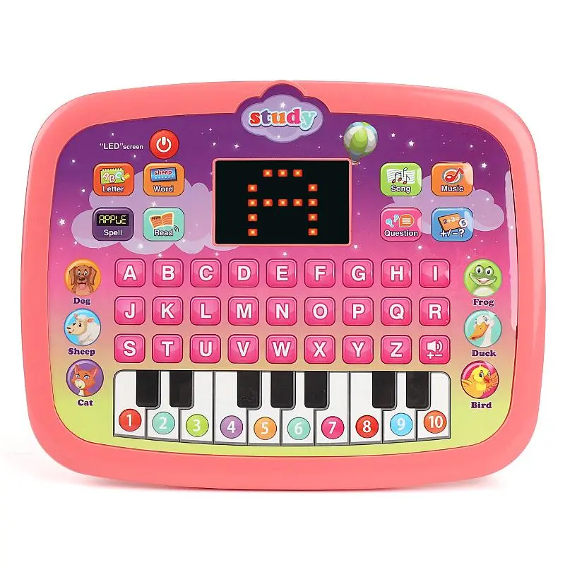 Early Education Learning Machine with Led Display, Learning Tablet, 6 Learning Modes & Music Modes, Creative Children's Learning Toy, Learning Tool, Multifunction