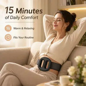 Electric Massager Fascia Massager Massage Ring Body Massager Muscle Relaxer Wireless Rechargeable Adjustable Eases Tension Enhances Recovery for Fitness Foldable Heated Full Mat