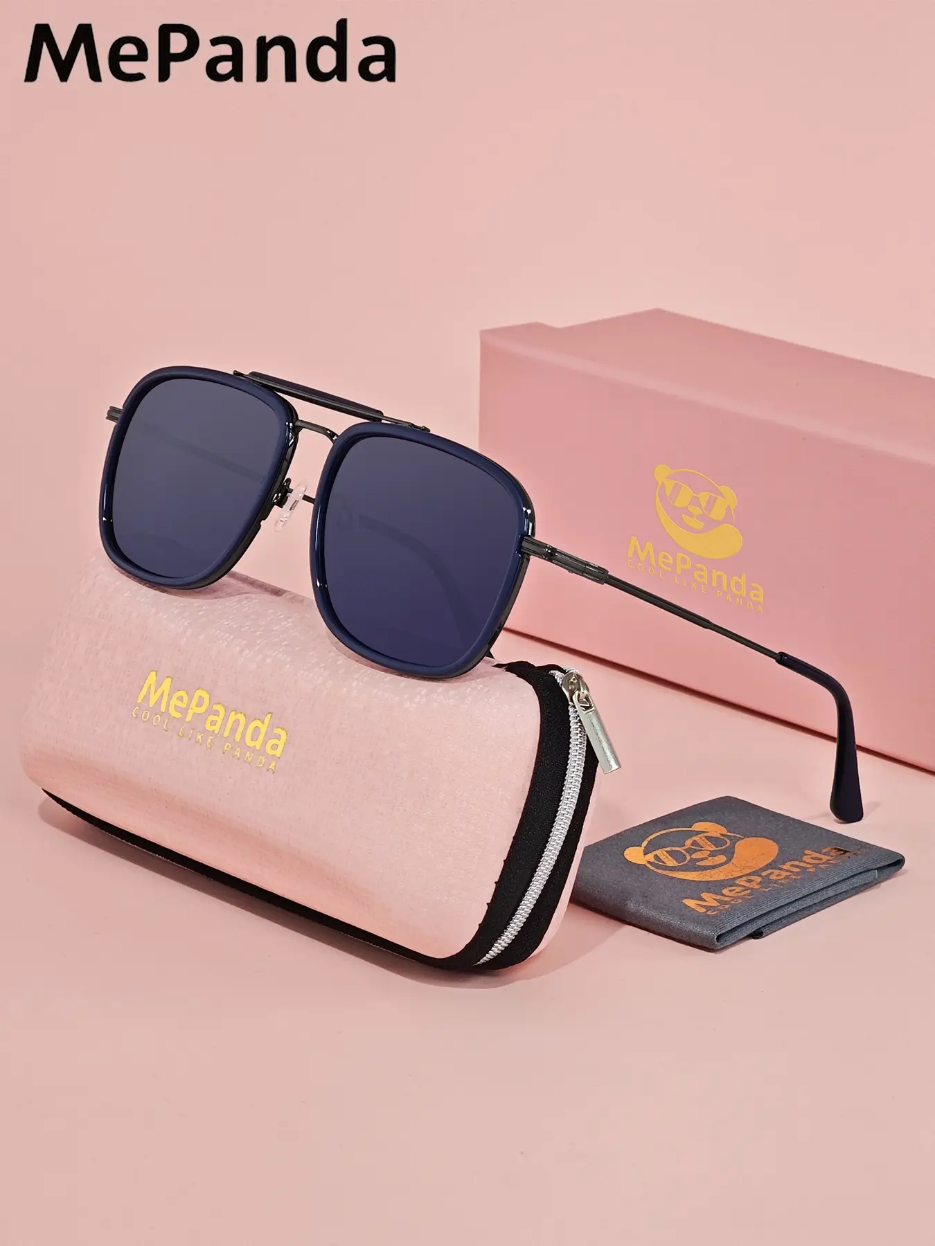 Mepanda Unisex Trendy Full Frame Polarized Sunglasses, Outdoor Beach Volleyball Surfing Sun Glasses, Uv400 Protection, All Seasons