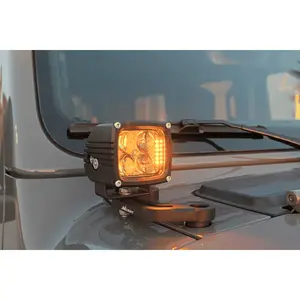 M&R Automotive Jeep Gladiator ditch lights 2019-2026 Hood Mount/Ditch LIGHTS ONLY