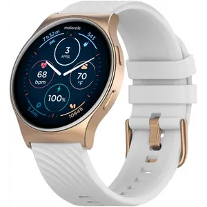 Motorola Moto 120 Smartwatch Bluetooth Rose Gold Finish Modern Design for Style and Functionality with Bluetooth Connectivity