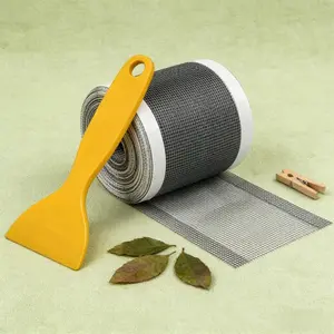 Hair catcher shower drain sticker, DIY shower drain cover hair catcher of any length, linear shower drain with disassembly tool hair blocking sticker