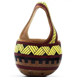 Traditional Hand Painted Gourd