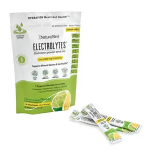 NaturalSlim Electrolytes™ Lemon-Lime Gut Health Vitamins Fitness