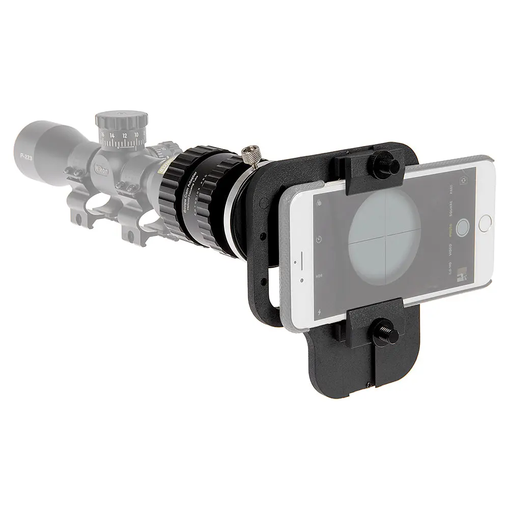 Fotodiox Pro Adjustable Metal Scope Cam Adapter Kit, Digital Camera & Smartphone Device Mount Accessories for Spotting Scopes, Aluminium