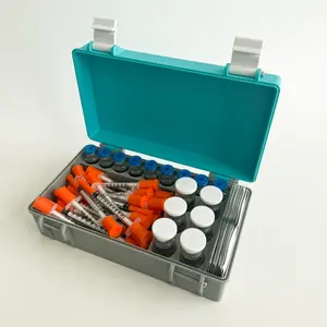 All in Wonder Sixth Man Peptide, TRT, Testosterone Vial Refrigerator Storage Case for 9x3mL 6x5/10mL Holds 30 Unfilled Syringes and 24 alcohol pads