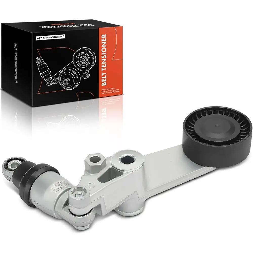 A-Premium Serpentine Belt Tensioner Assembly with 1-Pulley - 26mm, 70mm, Smooth Rotation, Maintains Tension, Original Match for Chevrolet Prizm 1998-2002, Pontiac Vibe 2003-2008, Toyota Corolla, Matrix, Celica, MR2 Spyder