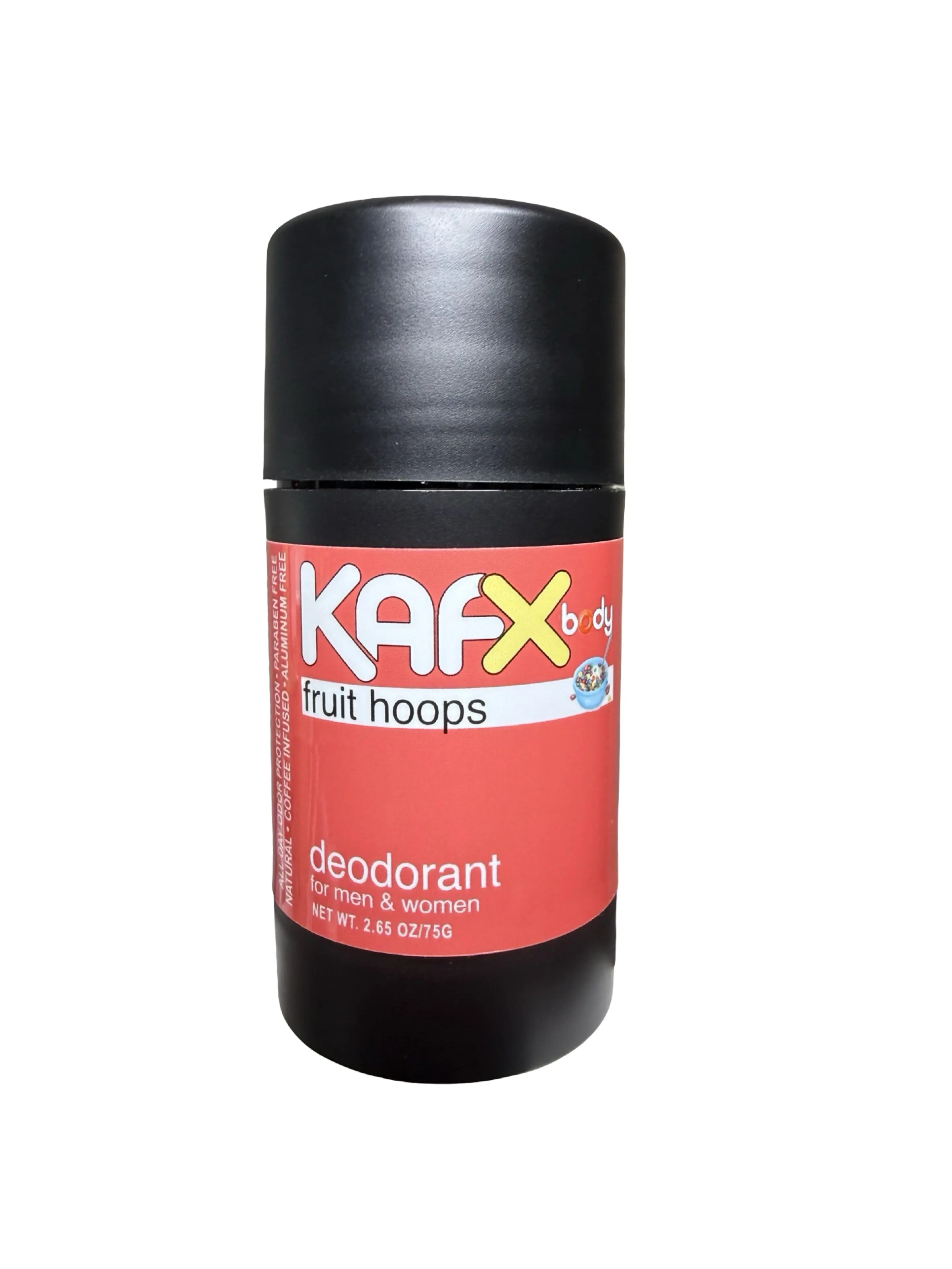KAFX Body Fruit Hoops Coffee Infused Natural Deodorant Organic Fruity Body Care Coconut KAFX Body Fruit Hoops Coffee Infused Natural Deodorant Organic Fruity Body Care Coconut