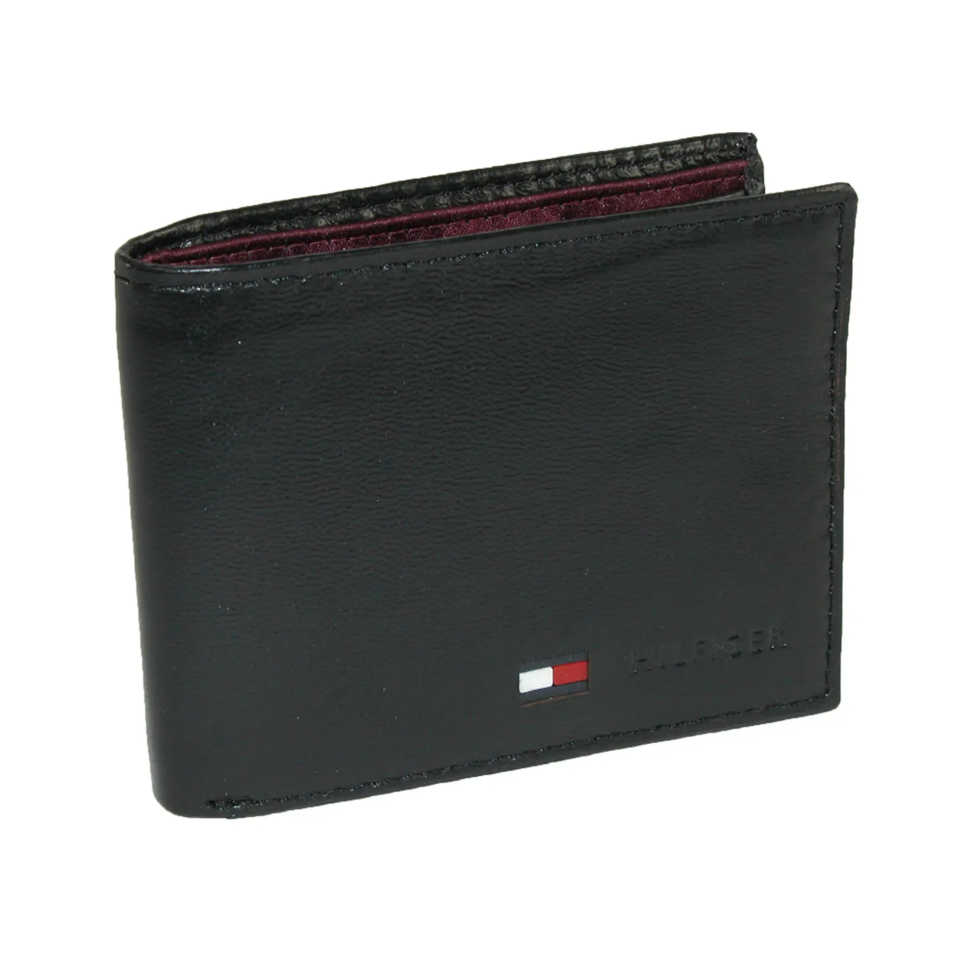 Tommy Hilfiger Men's Leather Stockton Bifold Coin Wallet, Bifold Wallets