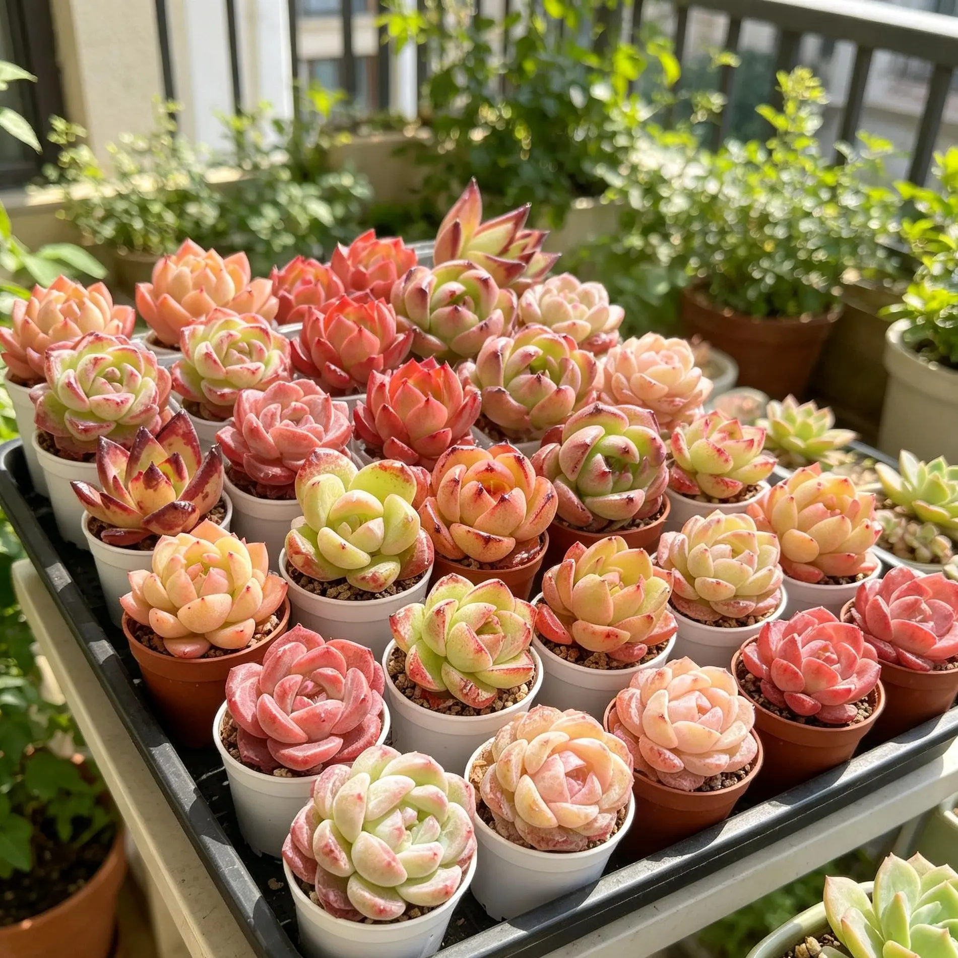 C24-Pack Mini Succulents (0.5–1.5”) – Random Assorted Live Plants, Easy Care, Bare Root, Perfect for Wedding Favors, Party Decor, GiftsC