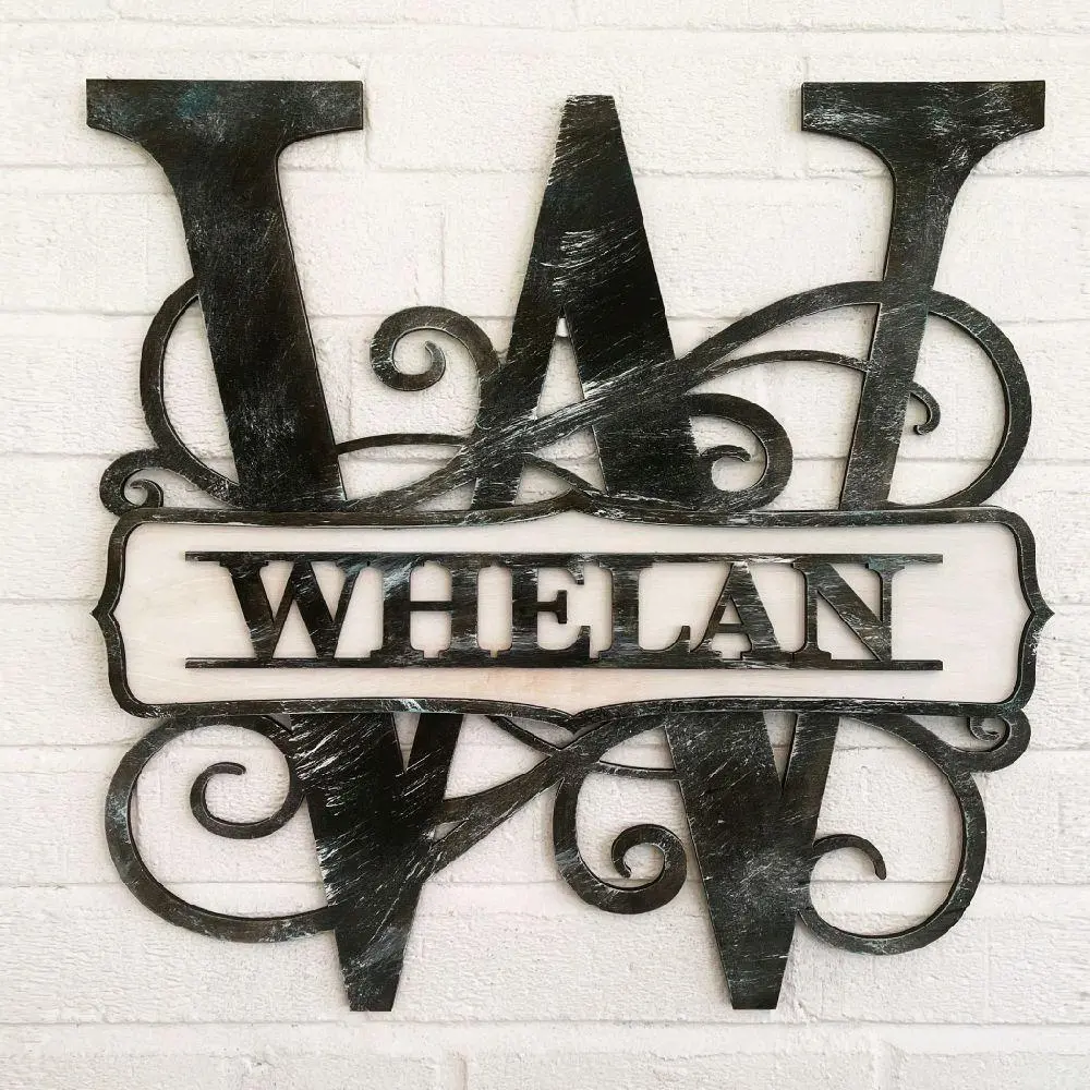 Monogram Alphabet -Split Letters - Monograms - Monograms Letters - Monogram font