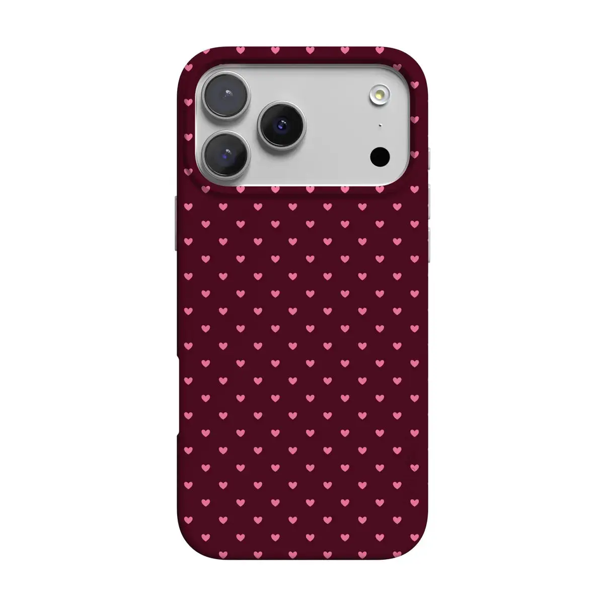 Casely iPhone 17 Pro Max Case | Heart Noir | Tiny Hearts | Compatible with MagSafe | Classic Ultra Thin Design