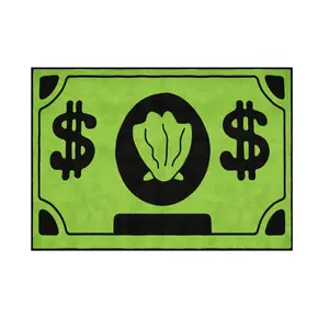 20×31 Inch Anti-Fatigue Mat with Money Design – Creative Green Dollar Bill Floor Mat – Ergonomic Standing Desk Mat – Non-Slip, Durable Plastic Surface – Ideal for Kitchen, Office, and Workstations