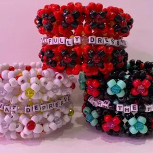 Custom Mini Kandi Rotator Cuff - Wearable Interactive Kandi Accessory