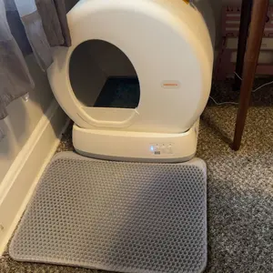 Product Review of Meowant SC01 Smart Litter Box – Self-Cleaning, Odor-Free, Pee Guard, Auto Safety Stop, App-Controlled with Mat & Liner from H**y