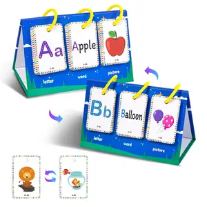Random Color CVC Words Game, 1 Set Phonics Game for Home School, Sight Words Flash Cards Spelling Reading Learning Games, Bilingual Instruction Cards