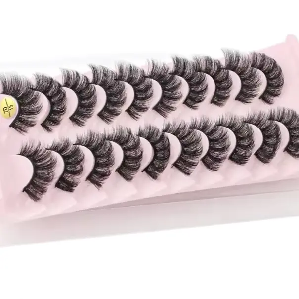 Pink Lash Book - Eyelashes for Makeup Application, Soft and Natural Color, Ideal for Everyday Use