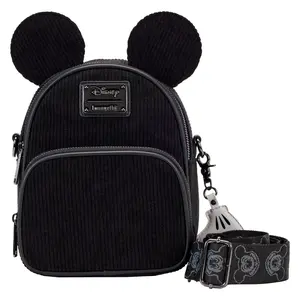 Loungefly Disney Mickey Mouse Classic Corduroy Convertible Mini Backpack & Crossbody Bag