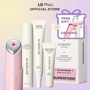 [LG Pra.L] Ultimate Glow & Firming System ｜ K-Beauty Device + 3 Serums for Visible Glass Skin Transformation