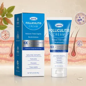 AJVFB Folliculitis Cream – Organic Hair Follicle Care for Scalp Face Body, Fast Soothing, 120g