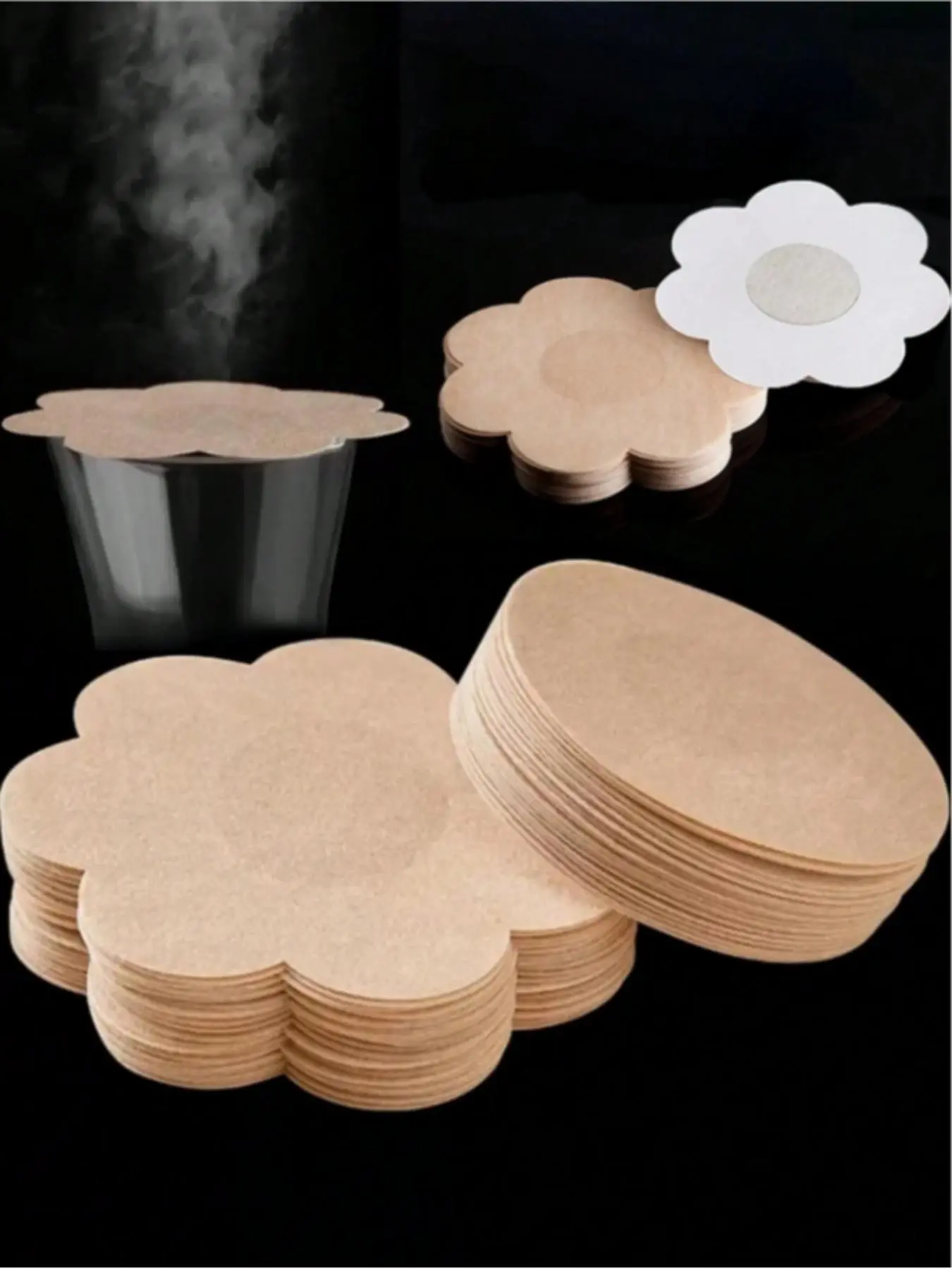 Disposable Nipple Cover, 20/40 Pcs Anti-chafing Disposable Breast Petals, Ultra-thin Seamless Breathable Sticky Minimalist Nipple Stickers, Nip Covers for Women's Daily Use, Women's Lingerie Accessories