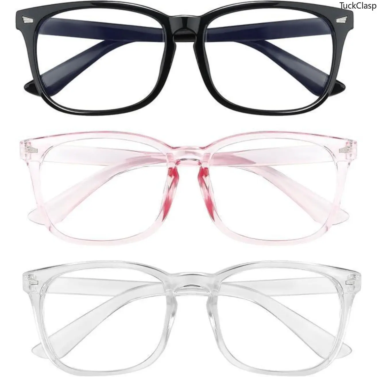 Computer Gaming Blue Light Glasses for Women and Men, Lightweight Anti-Blue Light Eyeglasses for Work, Gaming, TV, and Office Screen Use, Stylish Everyday Computer Glasses