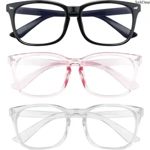 Computer Gaming Blue Light Glasses for Women and Men, Lightweight Anti-Blue Light Eyeglasses for Work, Gaming, TV, and Office Screen Use, Stylish Everyday Computer Glasses