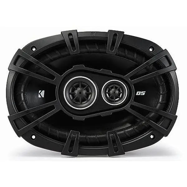 Kicker DSC6930 Wired 3-Way Car Audio Speakers (Pair) - 6x9 in (160x230mm), 4-Ohm, 360W High Power Handling