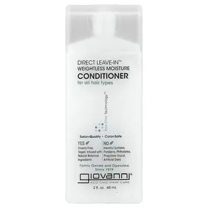 Giovanni Direct Leave-In™ Weightless Moisture Conditioner, For All Hair Types, 2 fl oz (60 ml)
