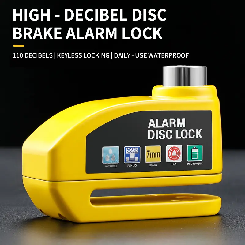 ELOOP Disc brake lock, mountain bike anti-theft alarm lock, bicycle brake disc alarm lock ELOOP Disc brake lock, mountain bike anti-theft alarm lock, bicycle brake disc alarm lock