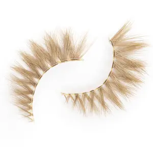Harmoni- 15mm Blonde Lashes Eyelashes Makeup