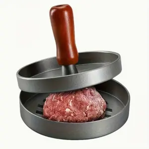 Burger Meat Press, 1 Count Non-stick Stainless Steel Burger Press with Handle, Kitchen Cooking Utensils & Gadgets, Meat & Poultry Utensils, Kitchen Tool, Kitchenware