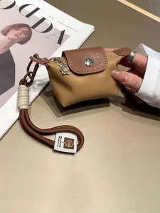 New Dumpling Bag Fashion Versatile Mini Hanging Wallet Coin Purse, Earphone Case Holder, Zipper Design, Stylish Accessory Hangable