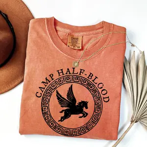 Camp Half Blood Comfort Color Shirt, Percy Jackson Shirt, Percy Jackson and The Olympians Shirt, Mythology Tee, Zeus Tee, Movie Cotton Graphic on Graphic Tee