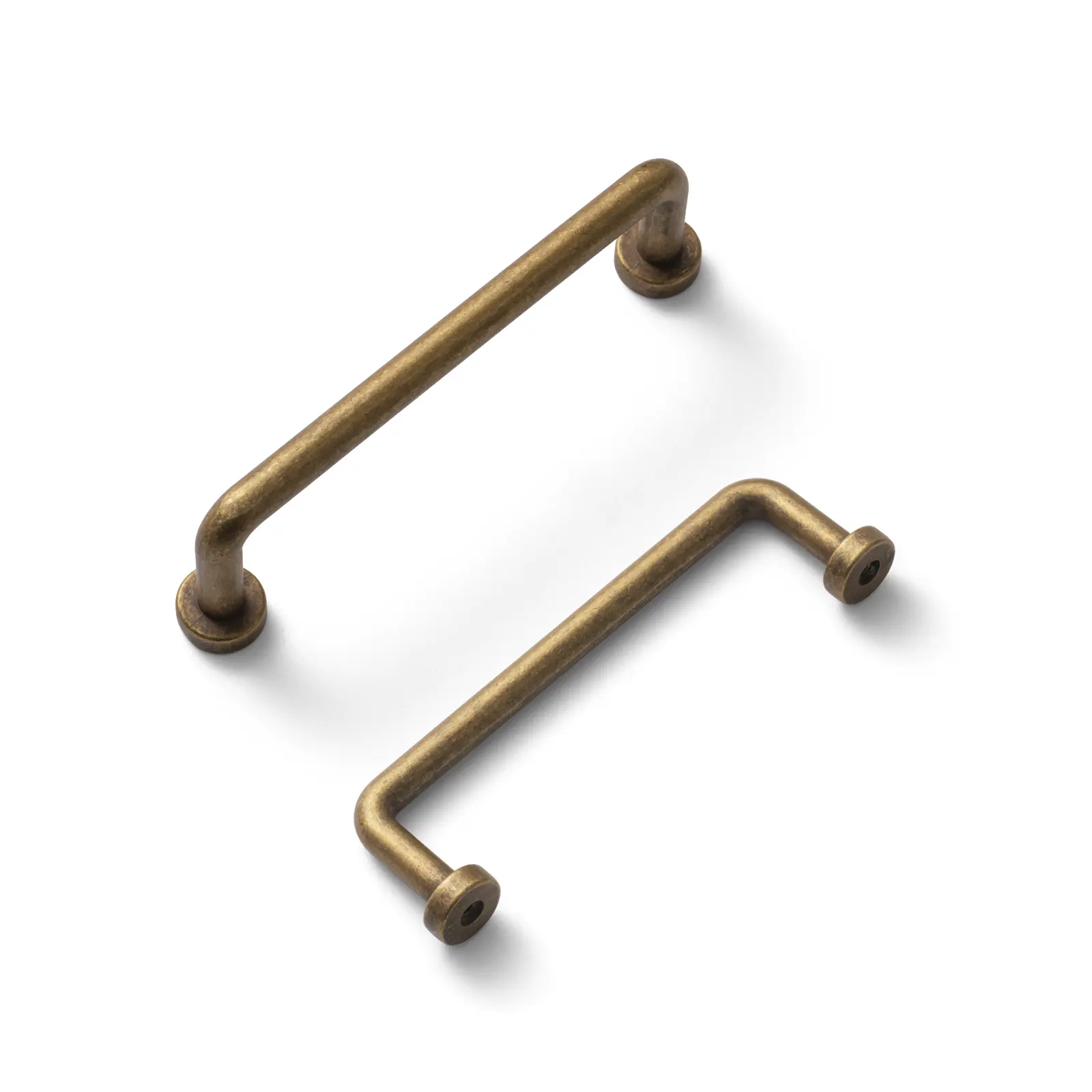 Goo-Ki 6-Pack 5'' Center-to-Center Antique Brass Cabinet Bar Pulls, Vintage Drawer Handles, Door Levers for Home Kitchen Closet Improvement Hardware