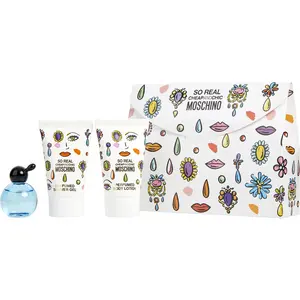 Moschino Cheap & Chic So Real Set-Edt 0.16 Oz Mini & Body Lotion 0.8 Oz & Shower Gel 0.8 Oz For Women