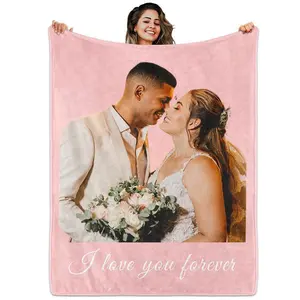 Click “Shop Chat”, Send Photos, Custom Photo Mothers Blankets, These Personalized Photo Mothers Blankets are Made of Soft Wool and Lambskin, Perfect for Weddings, Mother's Day, Valentine's Day, Birthday Gift, Meaningful Mother's Day Gift,summerwins