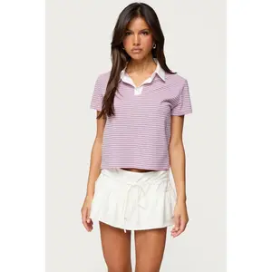 Lennie Striped Polo Top