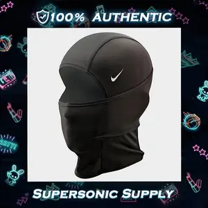 [Nike] Men's Pro Hyperwarm Hood Therma-FIT Cold Weather Running/Cycling Helmet-Compatible