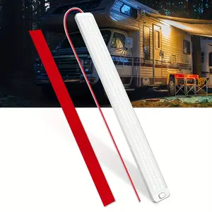 12V LED light bar 16.54in/42cm, 228 LED lights, 1000 lumens, 10W, for RV, truck, enclosed trailer, truck, boat, RV and etc. Interior decoration. One pack