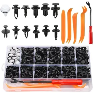 305-Piece Push Retainer Clip Kit – Auto Fasteners Set with Storage Box | For Bumper, Fender Liner & Trim Repair