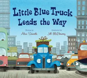 Little Blue Truck Leads the Way Padded Board Book by Alice Schertle||Jill McElmurry [Board book]
