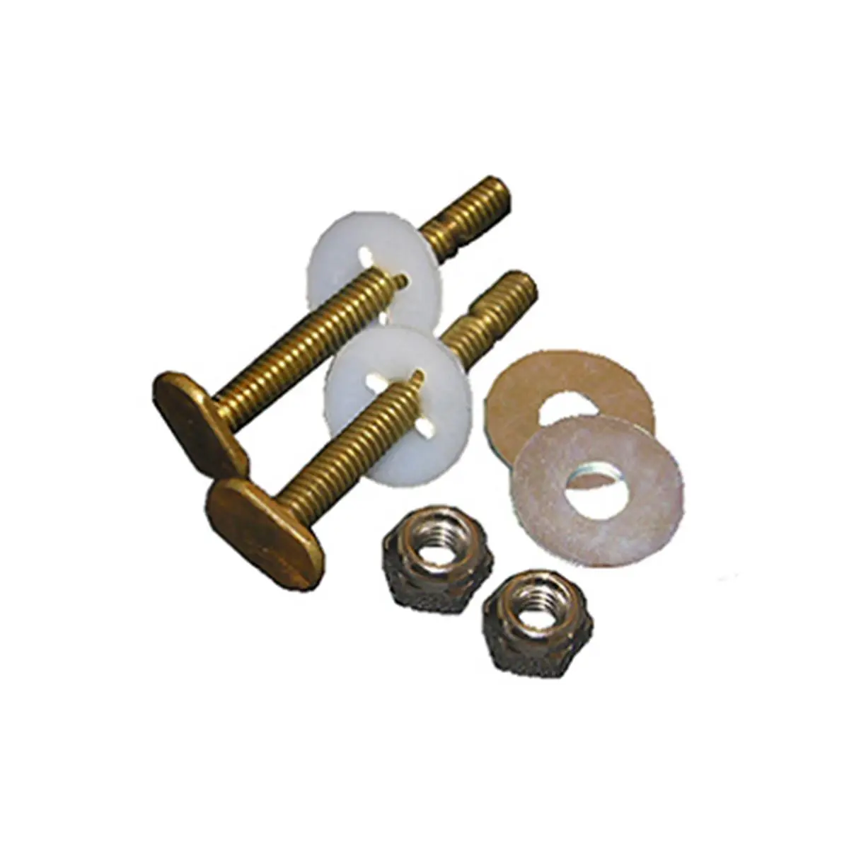 212 MAIN Toilet Bolt Kit (Larsen Supply 04-3645 Model) – 0.31x2.25 in Brass Bolts, Toilet Repair Solution, Includes Washers and Nuts, Card Packaging, Includes Nuts