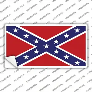 Confederate Flag Novelty Sticker Decal