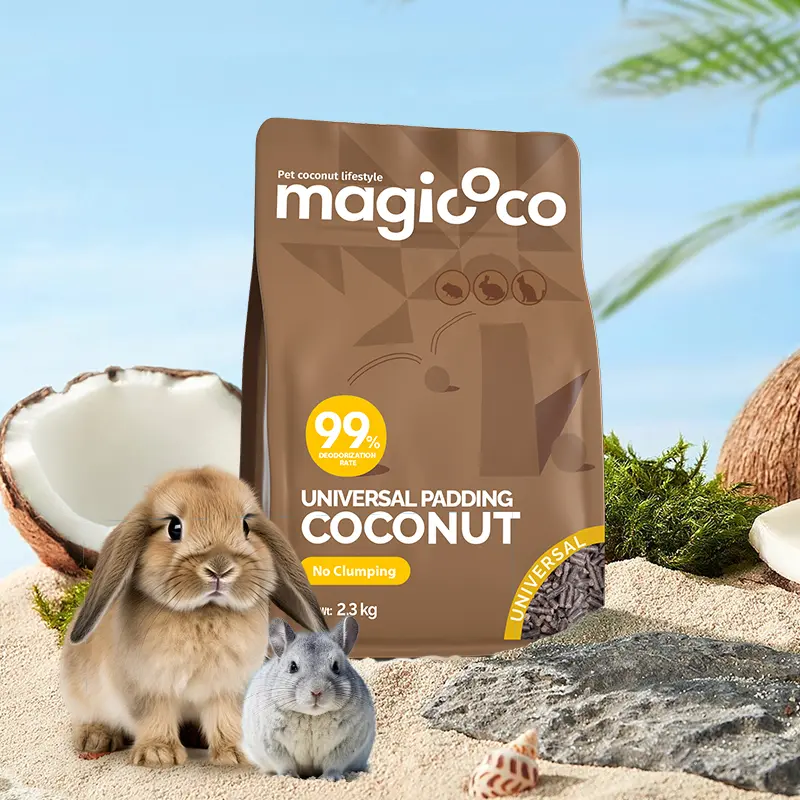 Magicoco Small Animal and Reptile Bedding For Pet Guinea Pigs, Rabbits, Hamsters, Gerbils, Chinchillas & Reptiles 99% Deodorization Rate