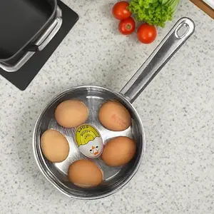 Egg Timer & Poached Egg Stand, Safe & Fun Kitchen Accessory Utensils, Easy-To-Use Design Lightweight, Ideal Gift for Christmas Celebrations