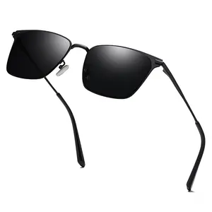 LEIMI Men's Polarized Sunglasses, Full Rim Lightweight Nylon Frame with 400UV Protection for Driving, Fishing, and Golf, 400Uv Polarized Men's Sunglasses