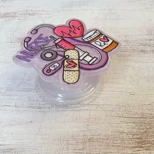 Acrylic Phone grip- Not Mag Safe