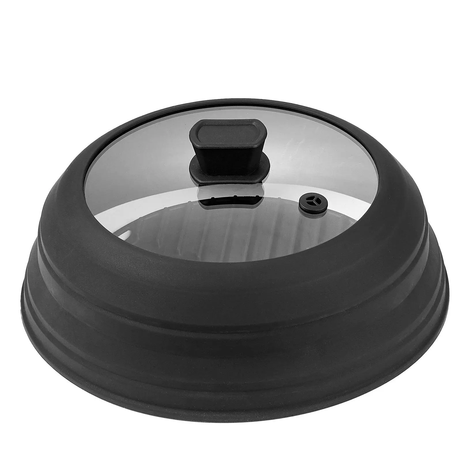 【Backtoschool】VEVOR Microwave Splatter Cover & Mat 10.8" Collapsible Microwave Food Lid 500°F